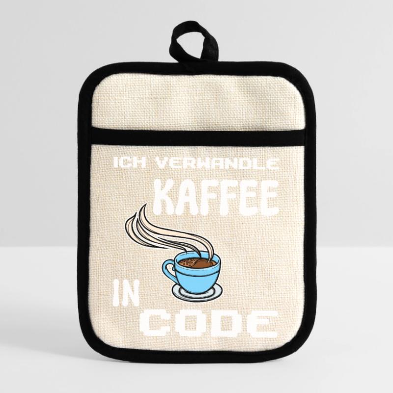 Developer Computergeek Statement Coding Scripting Pot holders with rubber back