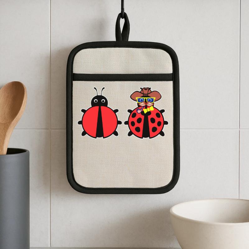 Bugs Bugfixing Debug Developer Computergeek Pot holders with rubber back