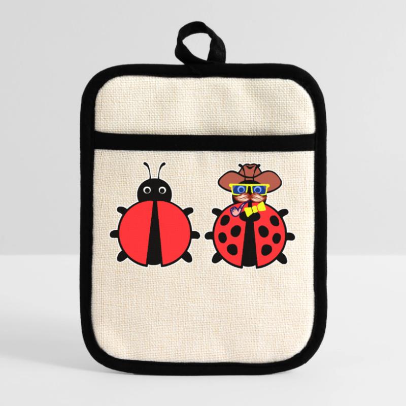 Bugs Bugfixing Debug Developer Computergeek Pot holders with rubber back