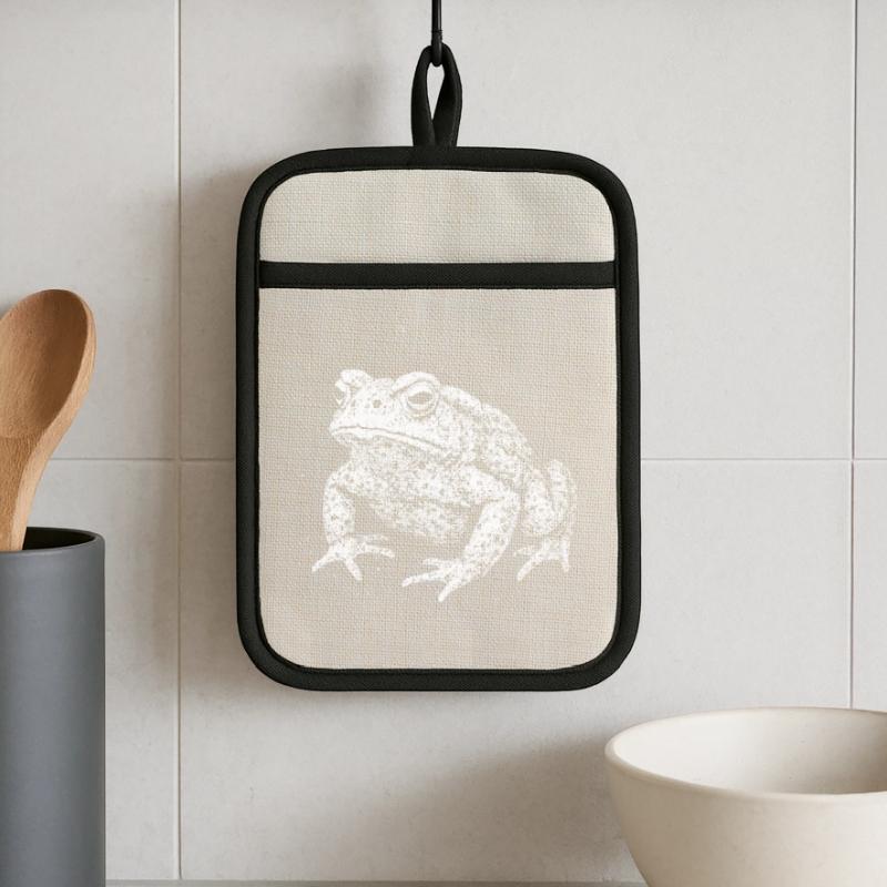 Toad Pot holders with rubber back