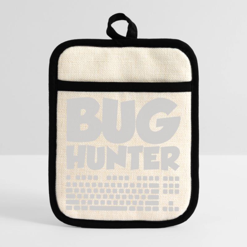 Funny Software Engineers Programmers Developers Pot holders with rubber back