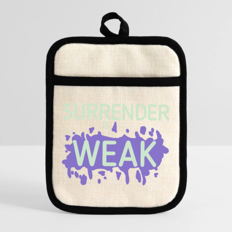 Devotion is weak splash Pot holders with rubber back