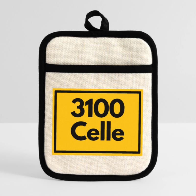 OLD POSTCODE POSTCODE RETRO 3100 CELLE Pot holders with rubber back