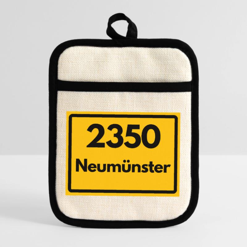 OLD POSTCODE POSTCODE RETRO 2350 NEUMÜNSTER – STOR Pot holders with rubber back