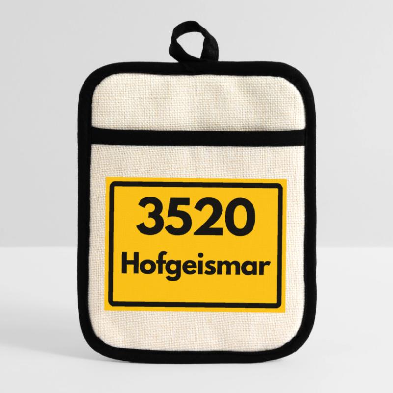 OLD POSTCODE POSTCODE RETRO 3520 HOFGEISMAR Pot holders with rubber back