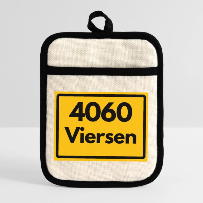 OLD POSTCODE POSTCODE RETRO 4060 VIERSEN Pot holders with rubber back
