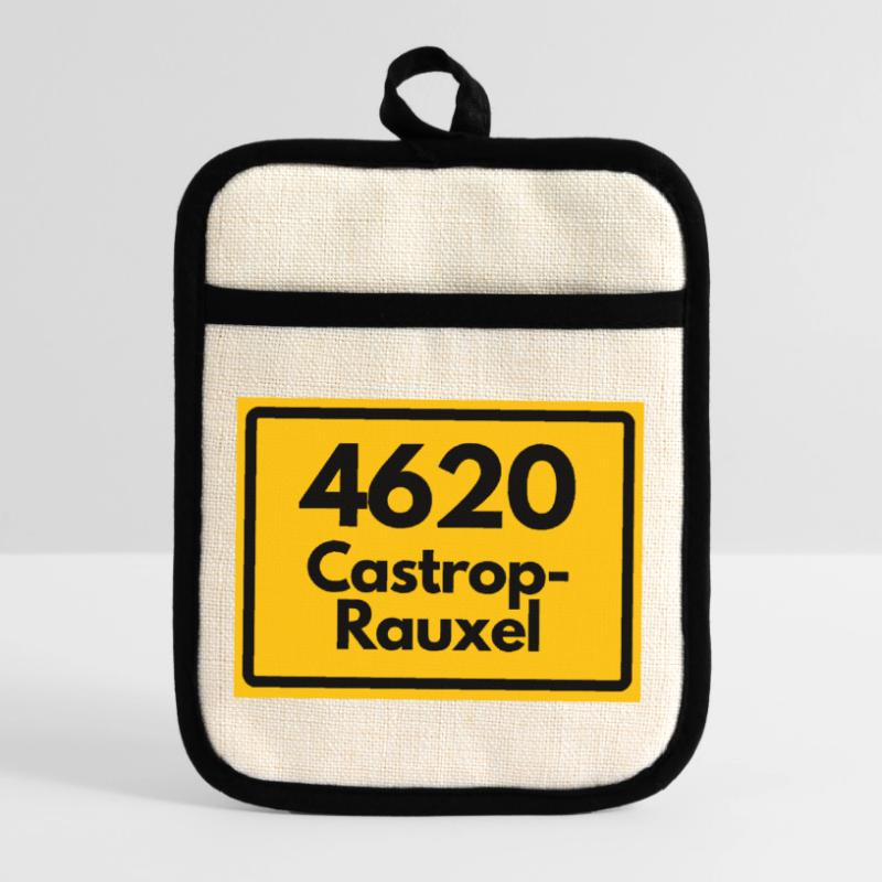 OLD POSTCODE POSTCODE RETRO 4620 CASTROP-RAUXEL Pot holders with rubber back