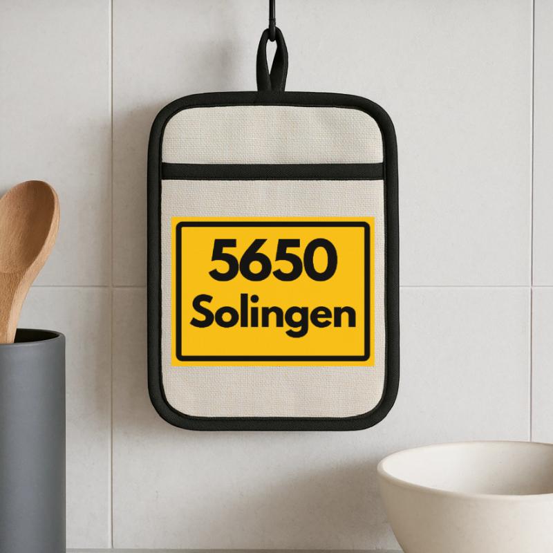 OLD POSTCODE POSTCODE RETRO 5650 SOLINGEN Pot holders with rubber back