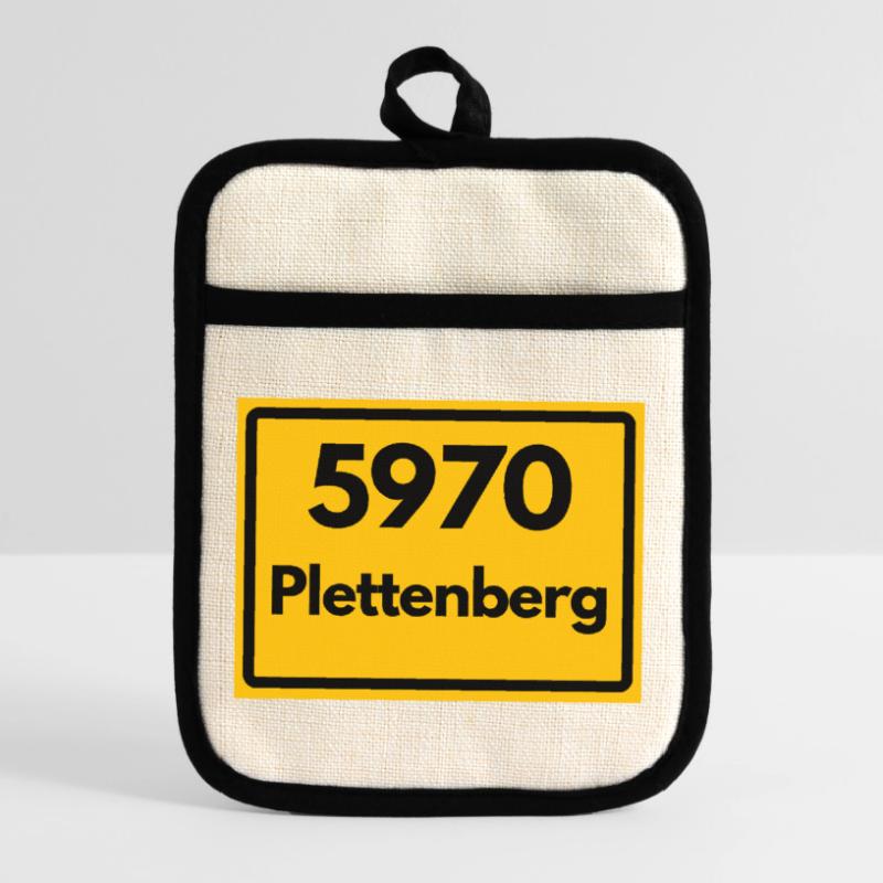 OLD POSTCODE POSTCODE RETRO 5970 PLETTENBERG Pot holders with rubber back