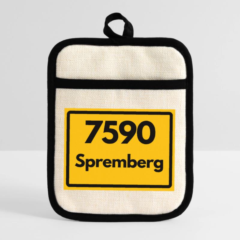 OLD POSTCODE POSTCODE, BRANDENBURG 7590 SPREMBERG Pot holders with rubber back