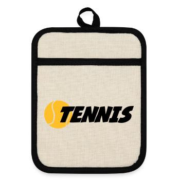 Tennis - Maniques avec dos en caoutchouc - lin/noir  - Devant