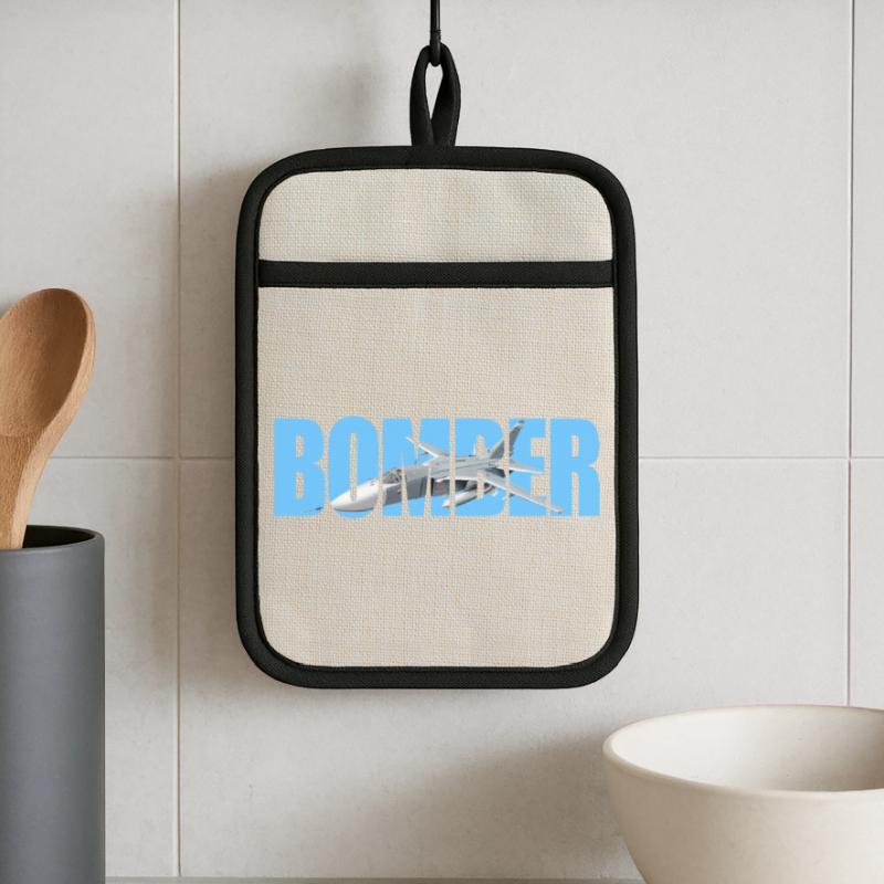 Bomber Su-24 Pot holders with rubber back