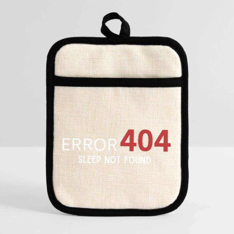 Error 404 Sleep Not Found – Pattern for Developers Pot holders with rubber back