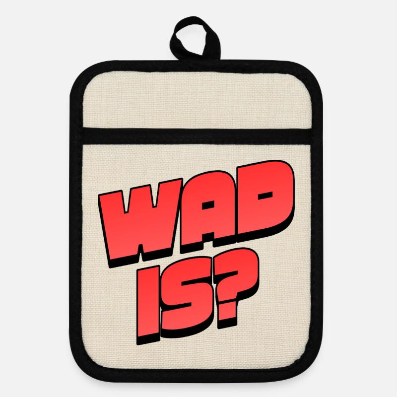 WAD 15 Neon Bold Typographe - Maniques avec dos en caoutchouc - lin/noir