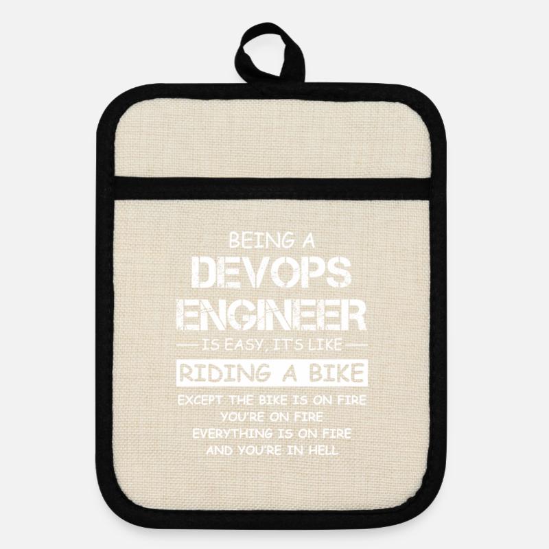 Devis d’ingénieur DevOps Fire Motorcycle - Maniques avec dos en caoutchouc - lin/noir 