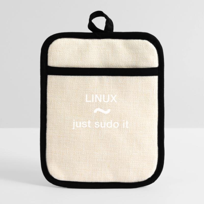 just sudo it pc programmierer nerd code löschen un Topflappen mit Gummirückseite