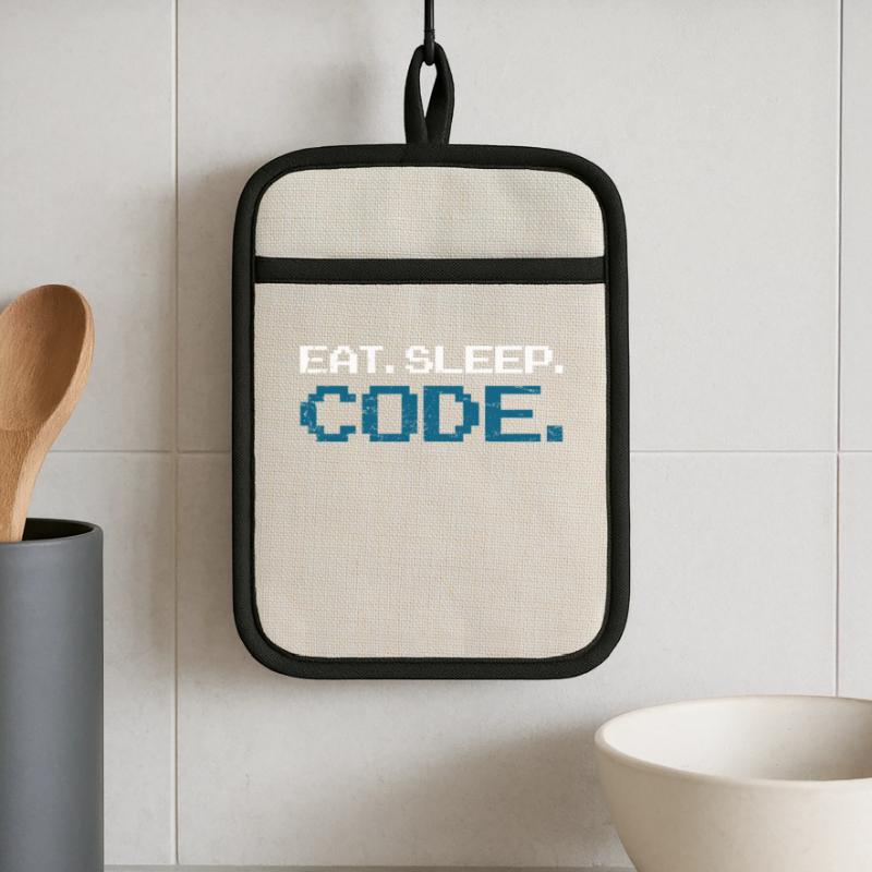 Code de programmation informatique Maniques avec dos en caoutchouc