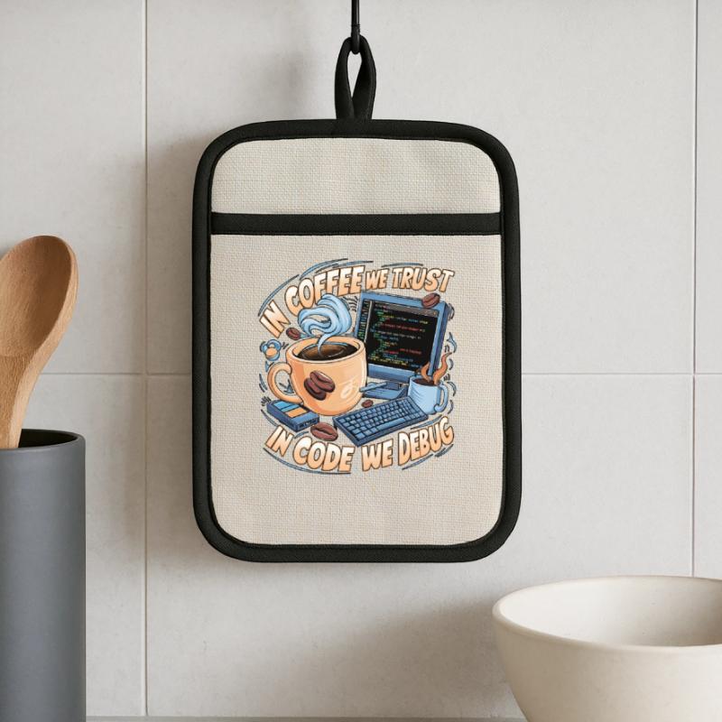 KaffeeCode Debug: In Code Wir Debuggen Topflappen mit Gummirückseite