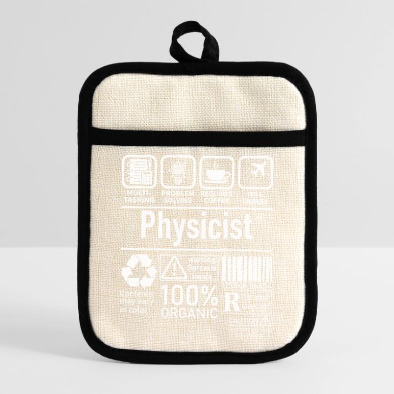 Physicist Specialist multi tasking problem solving Topflappen mit Gummirückseite