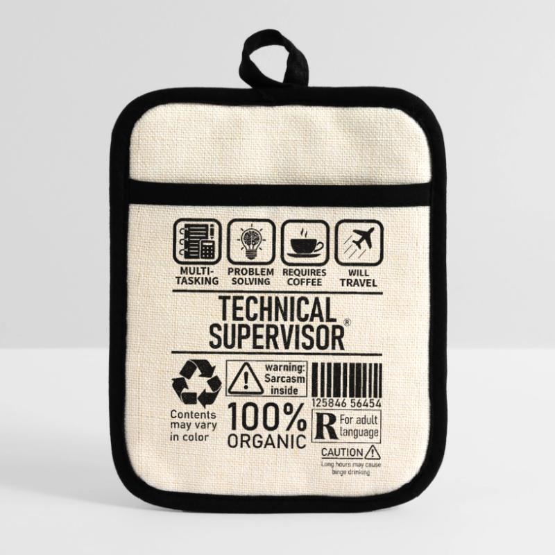 Technical Supervisor multi tasking problem solving Pot holders with rubber back