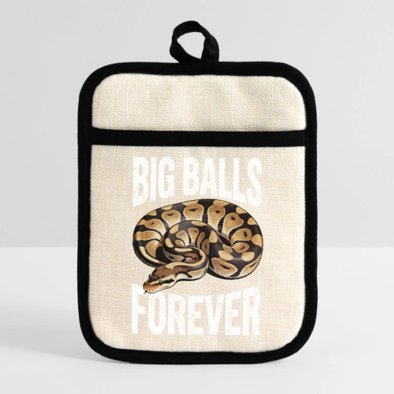 King Python Snakes Lover Terrarium Python Pot holders with rubber back