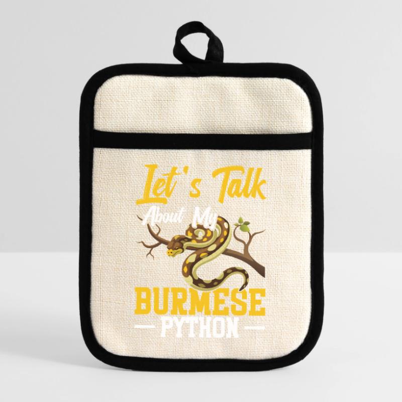 Burmesischer Python-Besitzer Schlangenterrarium Hide Python Topflappen mit Gummirückseite