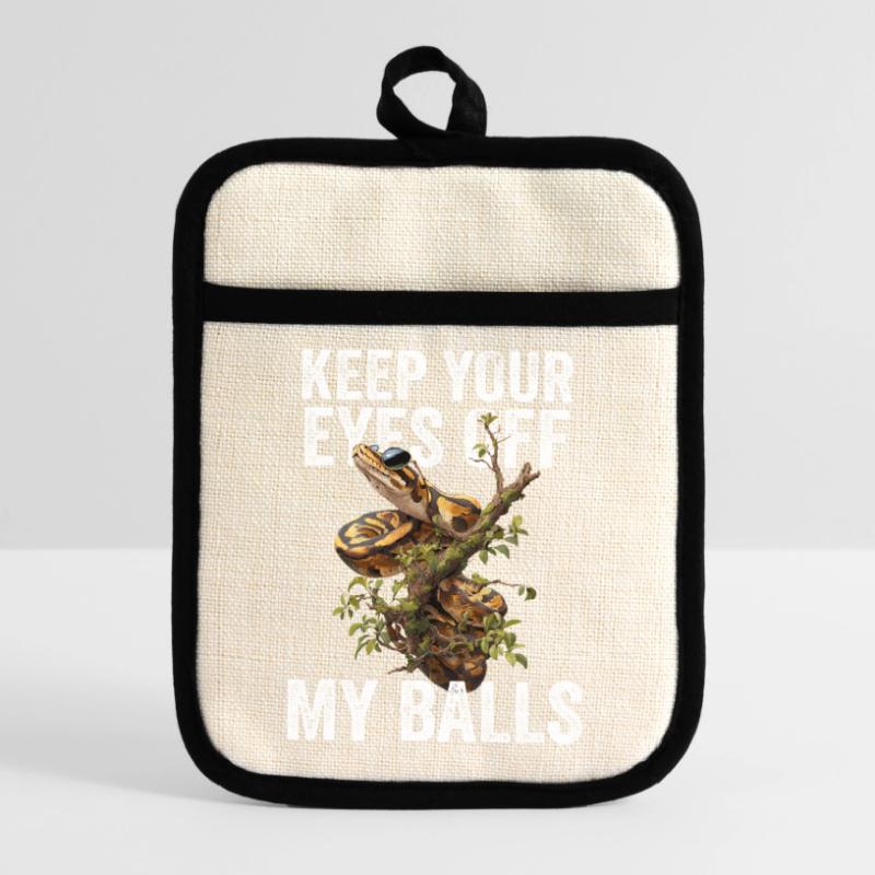 King Python Snakes Lover Terrarium Python Pot holders with rubber back