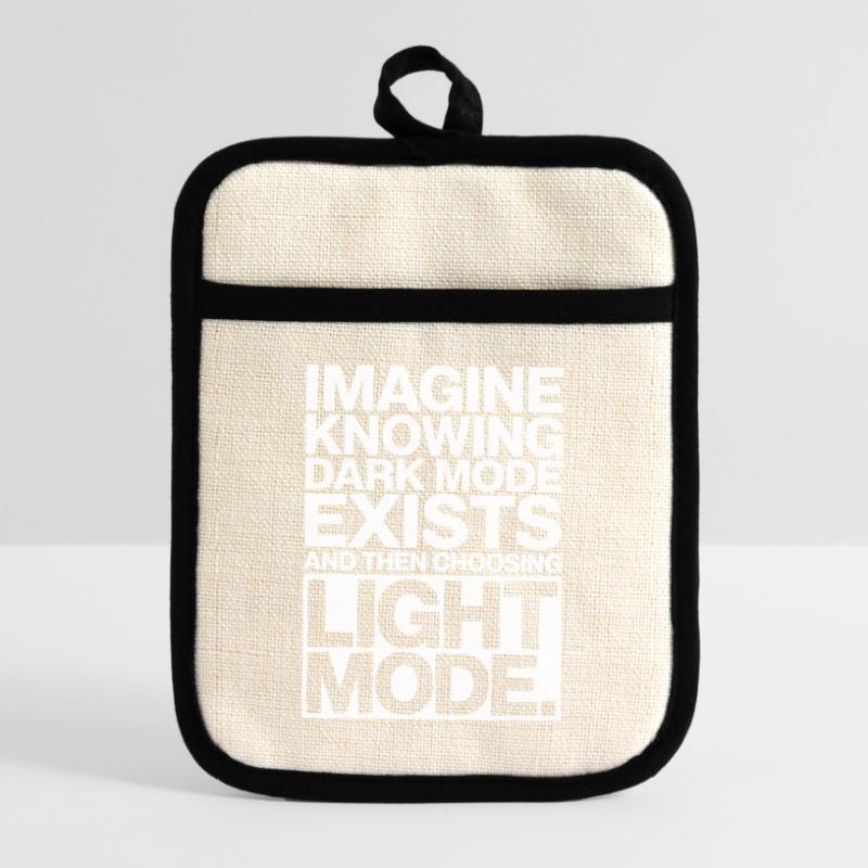 Le mode sombre existe Programmeur IT Nerd Coder Office Maniques avec dos en caoutchouc