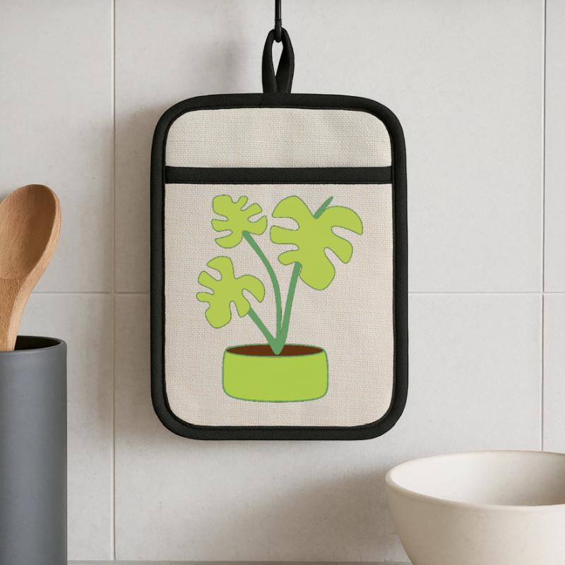 Muttertags Geschenk Mutter Muttertag Geschenkidee  Topflappen mit Gummirückseite