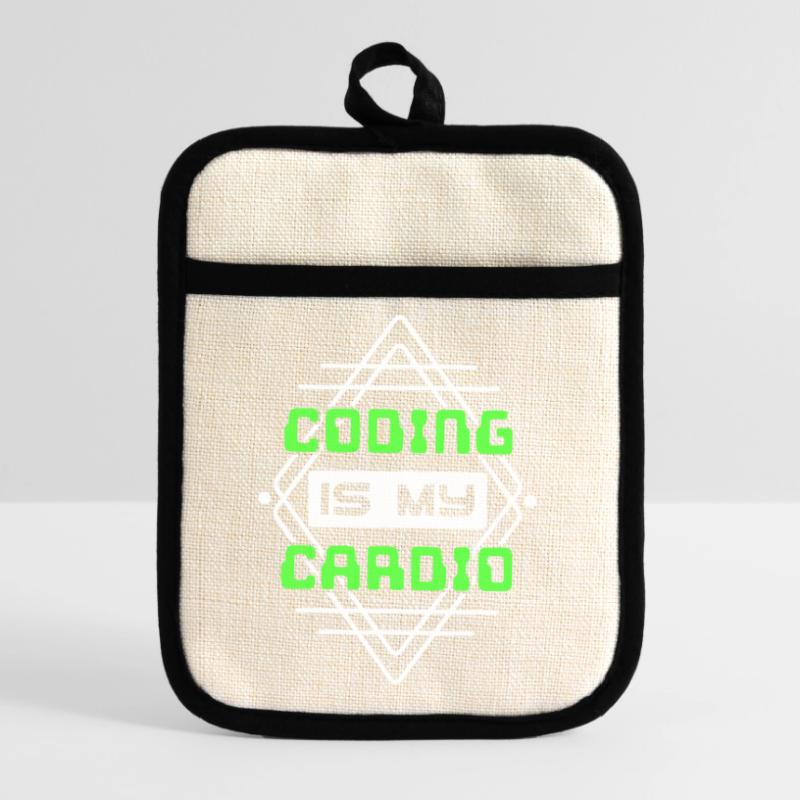 Developer Statement Code Scripting Web Developer Pot holders with rubber back
