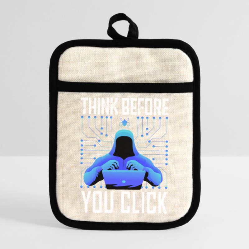 Hacker Hacker Programmeur Cybersécurité Linux Maniques avec dos en caoutchouc