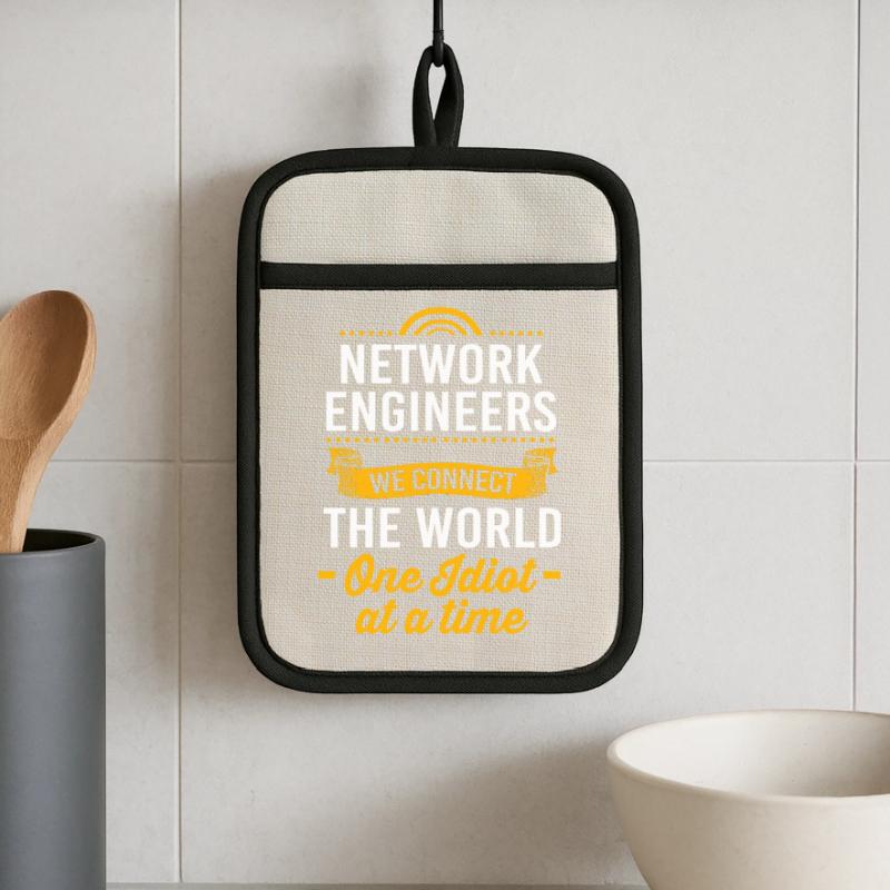 Network Engineer Programmer Computer Scientist Pot holders with rubber back