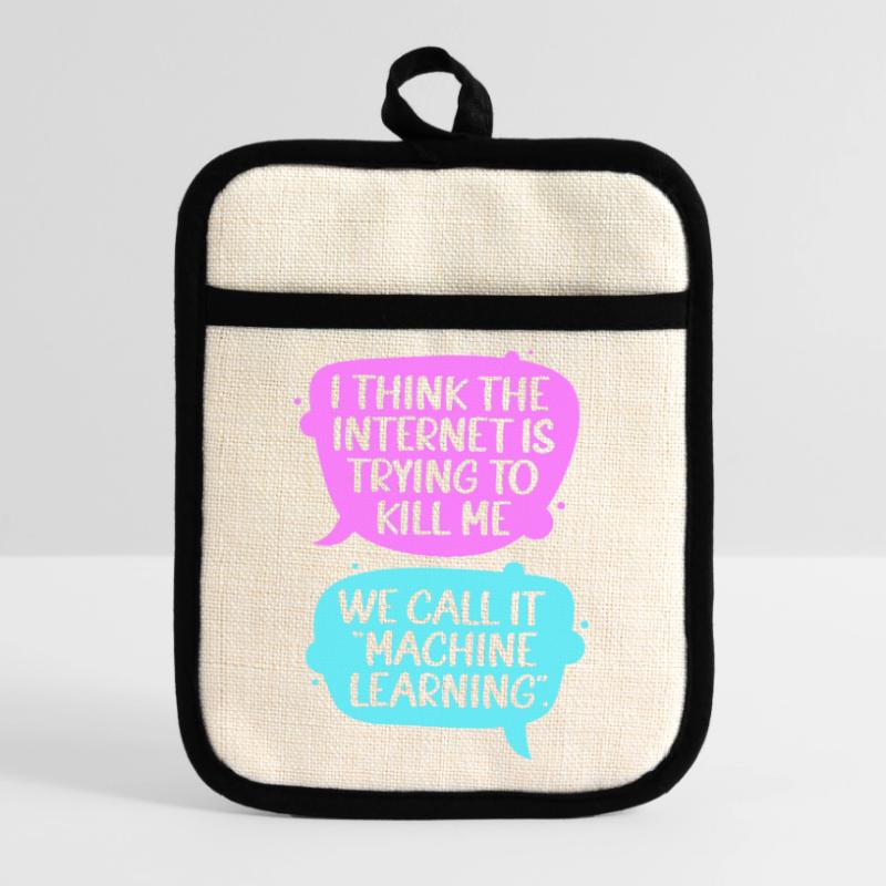 GPT Programmer Coder Pot holders with rubber back