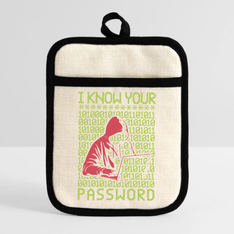 Hacker Hacker Programmeur Linux Password Hacker Maniques avec dos en caoutchouc