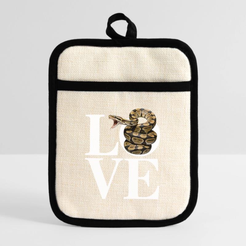 King Python Snakes LOVE Terrarium Python Pot holders with rubber back