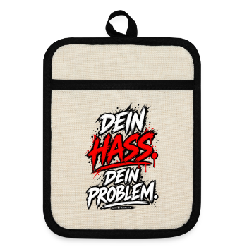 Topflappen mit Gummirückseite