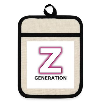 Génération Z Neon Z - Maniques avec dos en caoutchouc - lin/noir  - Devant