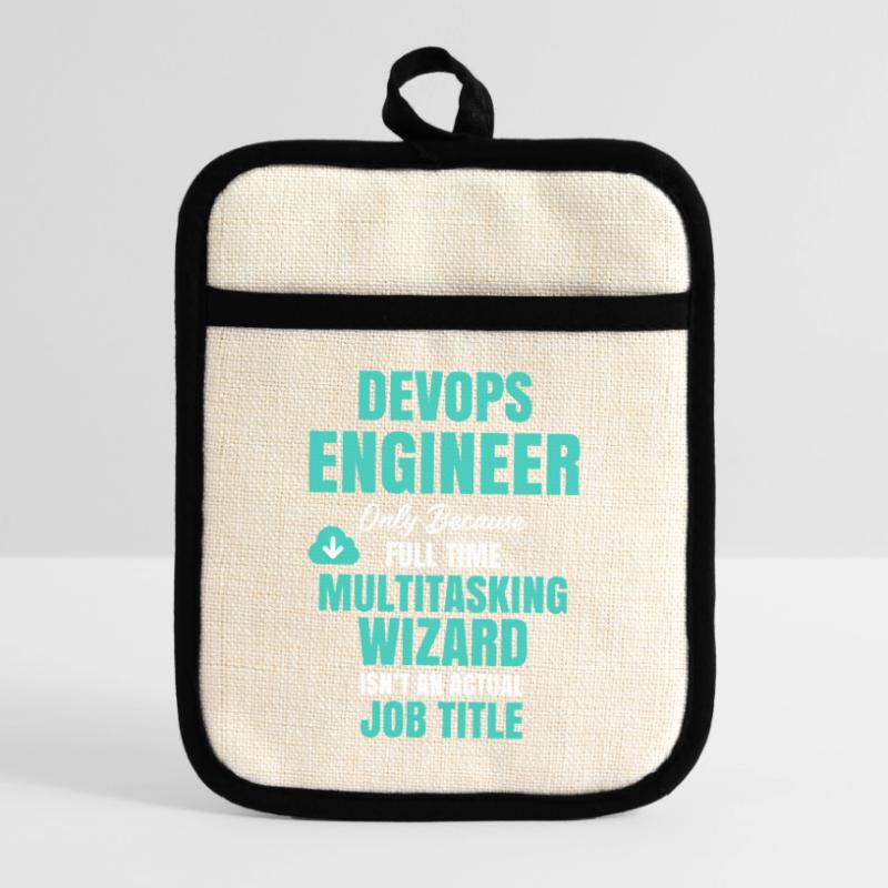 DevOps Engineer Multitasking-Assistent Topflappen mit Gummirückseite