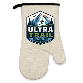 Ultra Trail Running - Gant de cuisine avec revêtement en caoutchouc - lin/noir  - Devant