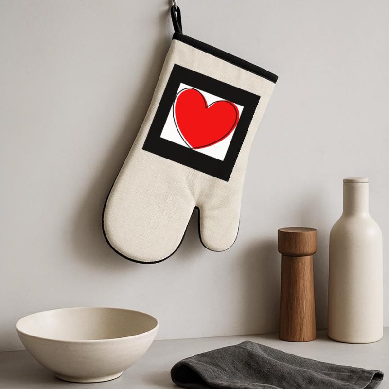 Muttertags Geschenk Mutter Muttertag Geschenkidee  Ofenhandschuh mit Gummibeschichtung