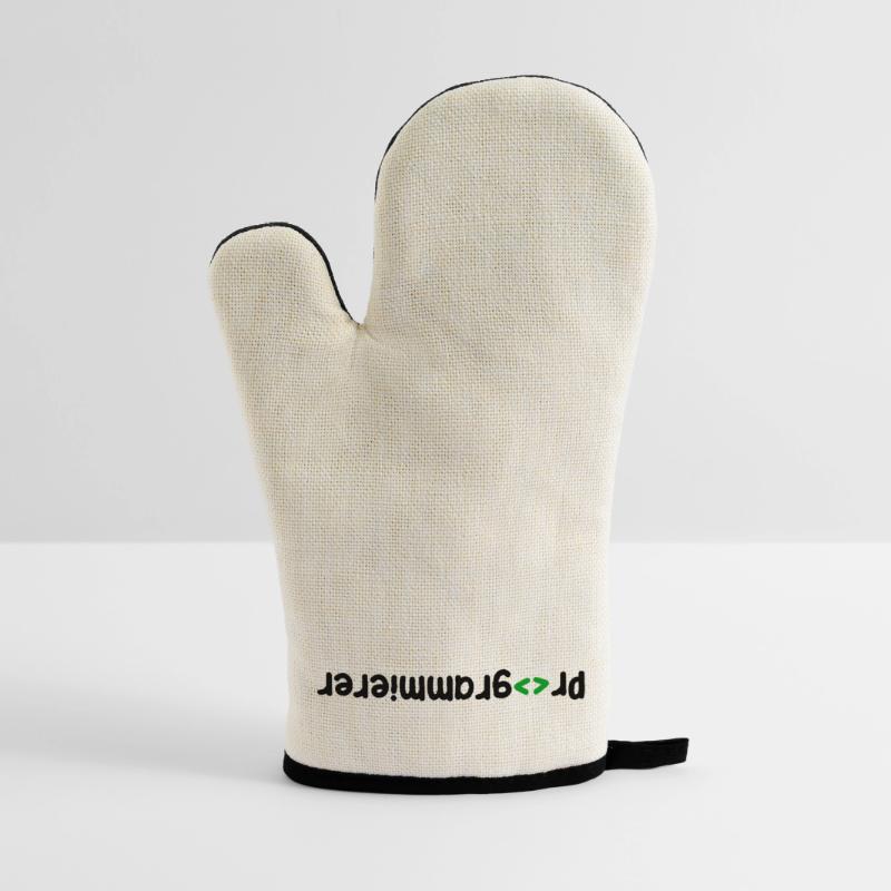 Programmierer Developer Webentwickler Skripting Ofenhandschuh mit Gummibeschichtung