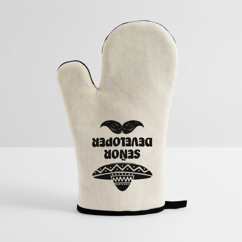 Developer Statement Skripting Dev Computerfreak Ofenhandschuh mit Gummibeschichtung