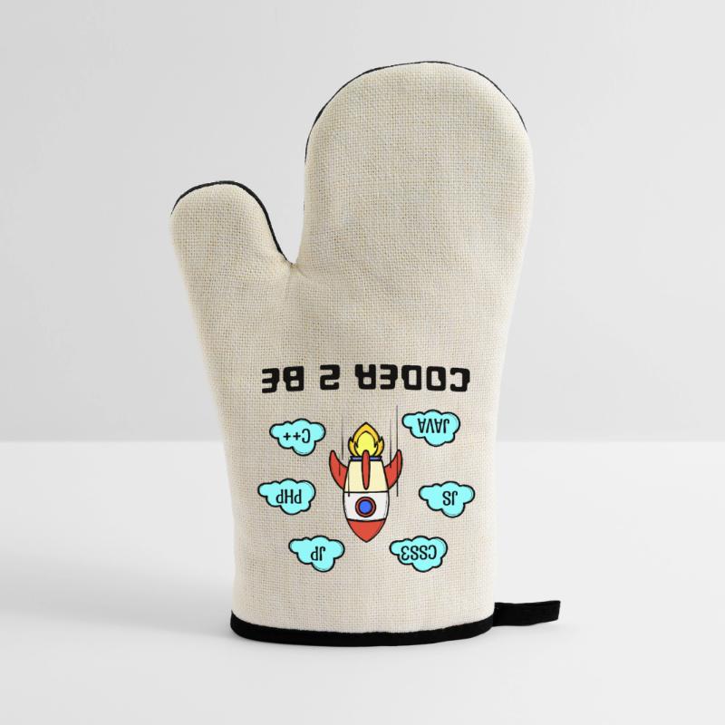 Open Source Developer Css C++ Php Java Coden Ofenhandschuh mit Gummibeschichtung