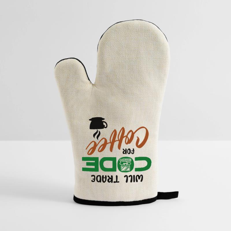 Code Statement Developer Computerfreak Informatik Ofenhandschuh mit Gummibeschichtung