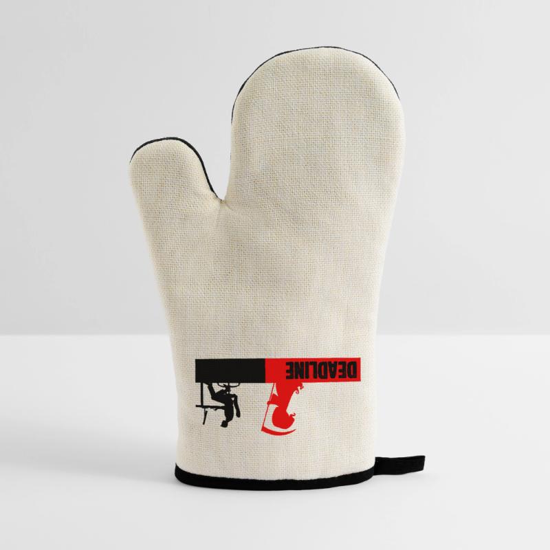 Bugfixing Scripting Dev Computerfreak Developer Oven glove with rubber coating