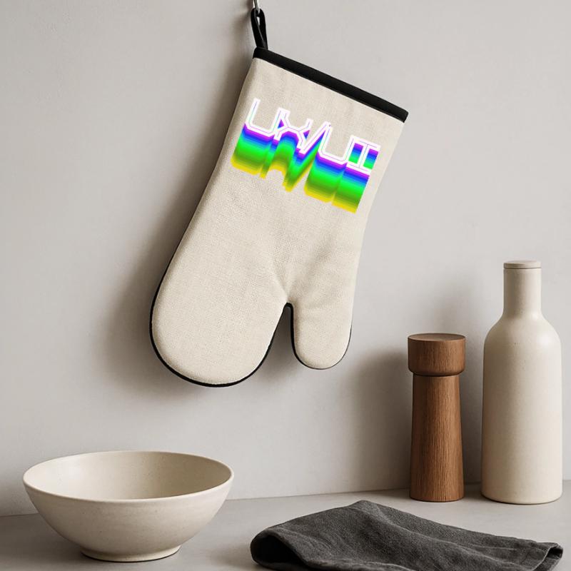 Skripting Code Developer Informatik Webentwickler Ofenhandschuh mit Gummibeschichtung