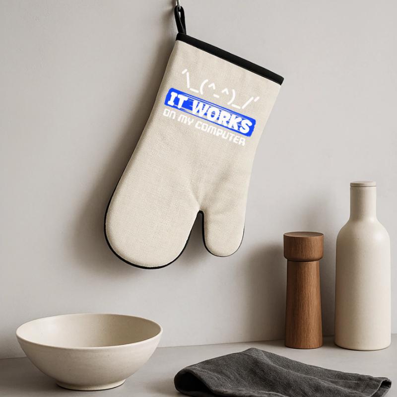 Debug Statement Bug Correction du code de script Développeur Gant de cuisine avec revêtement en caoutchouc