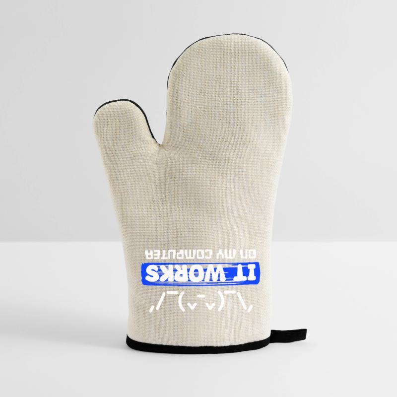 Debug Statement Bugfixing Skripting Code Developer Ofenhandschuh mit Gummibeschichtung