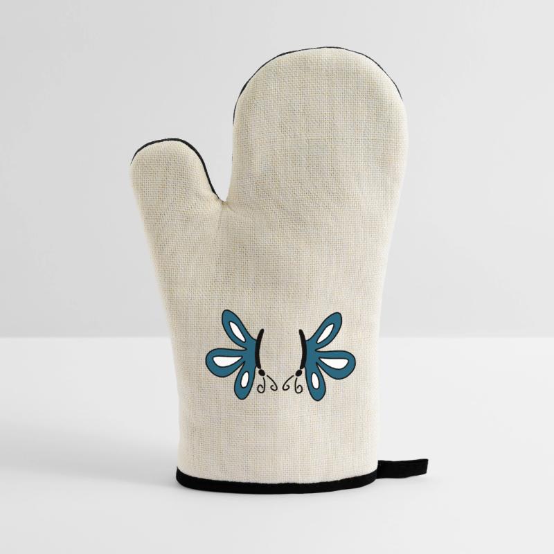 Muttertags Geschenk Mutter Muttertag Geschenkidee  Ofenhandschuh mit Gummibeschichtung