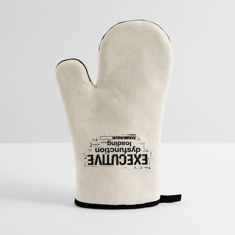 Executive Dysfunction Loading ADHD Humor Design Oven glove with rubber coating